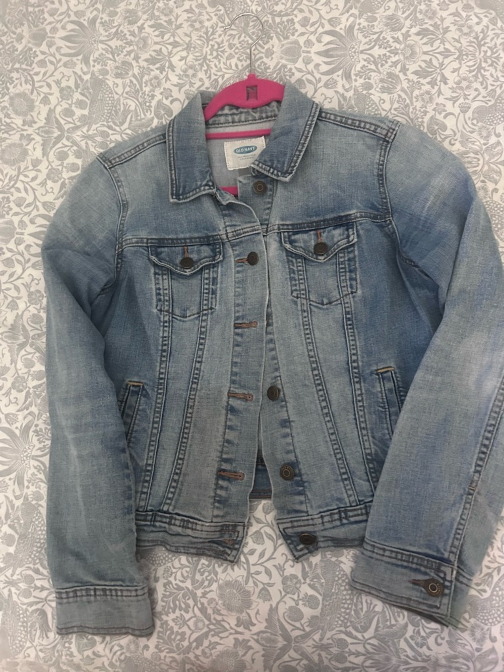 Old Navy Light Wash Denim Jacket - Classic Jean Jacket sz S